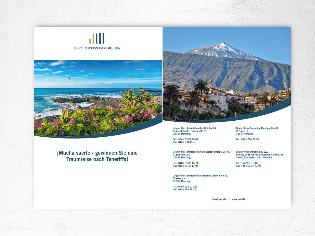Advertising Brochure Tenerife