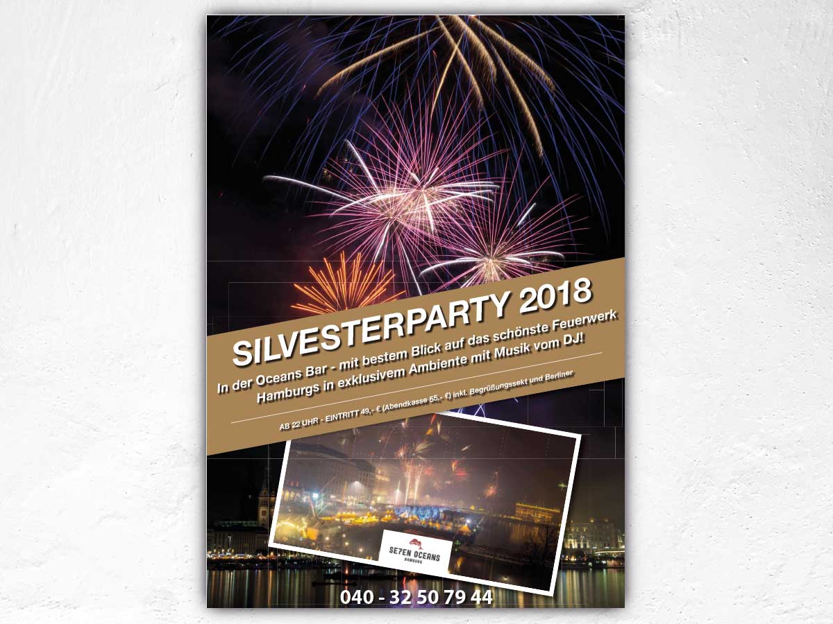 Silvesterparty Flyer