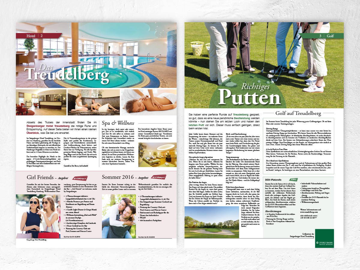 Hotel Newspaper Inside Treudelberg Issue March